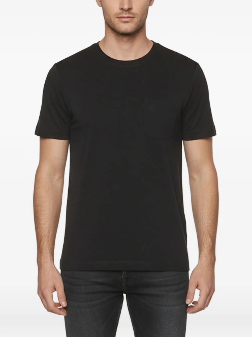 Louis Vuitton Pre-Owned Damier pocket T-shirt - Schwarz