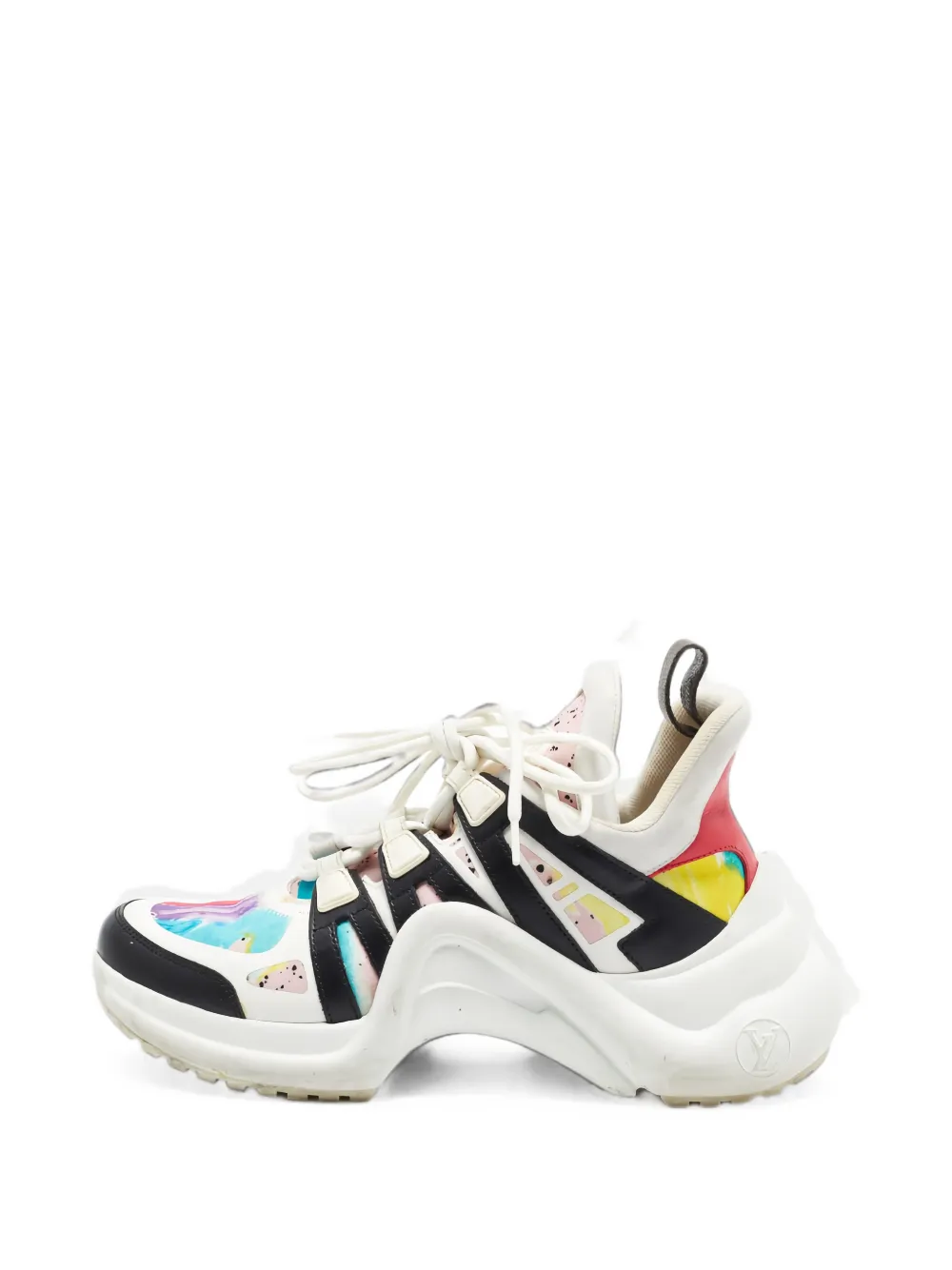 Louis Vuitton Pre-Owned baskets Archlight à lacets - Blanc Louis Vuitton Pre-Owned baskets Archlight à lacets - Blanc