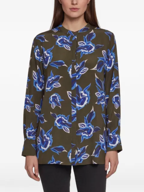 Dvf Vintage orchid-print shirt