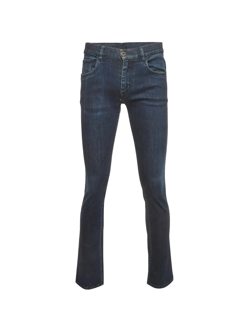 Prada Pre-Owned faded-effect slim-fit jeans - Bleu Prada Pre-Owned faded-effect slim-fit jeans - Bleu
