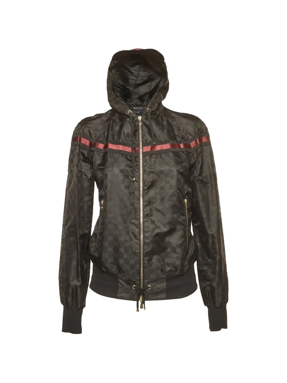 Gucci Pre-Owned 2006 monogram-print hooded jacket - Noir