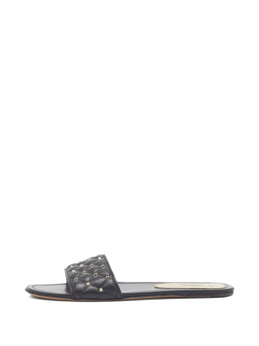 Valentino Garavani Pre-Owned Rockstud flat sandals - Schwarz