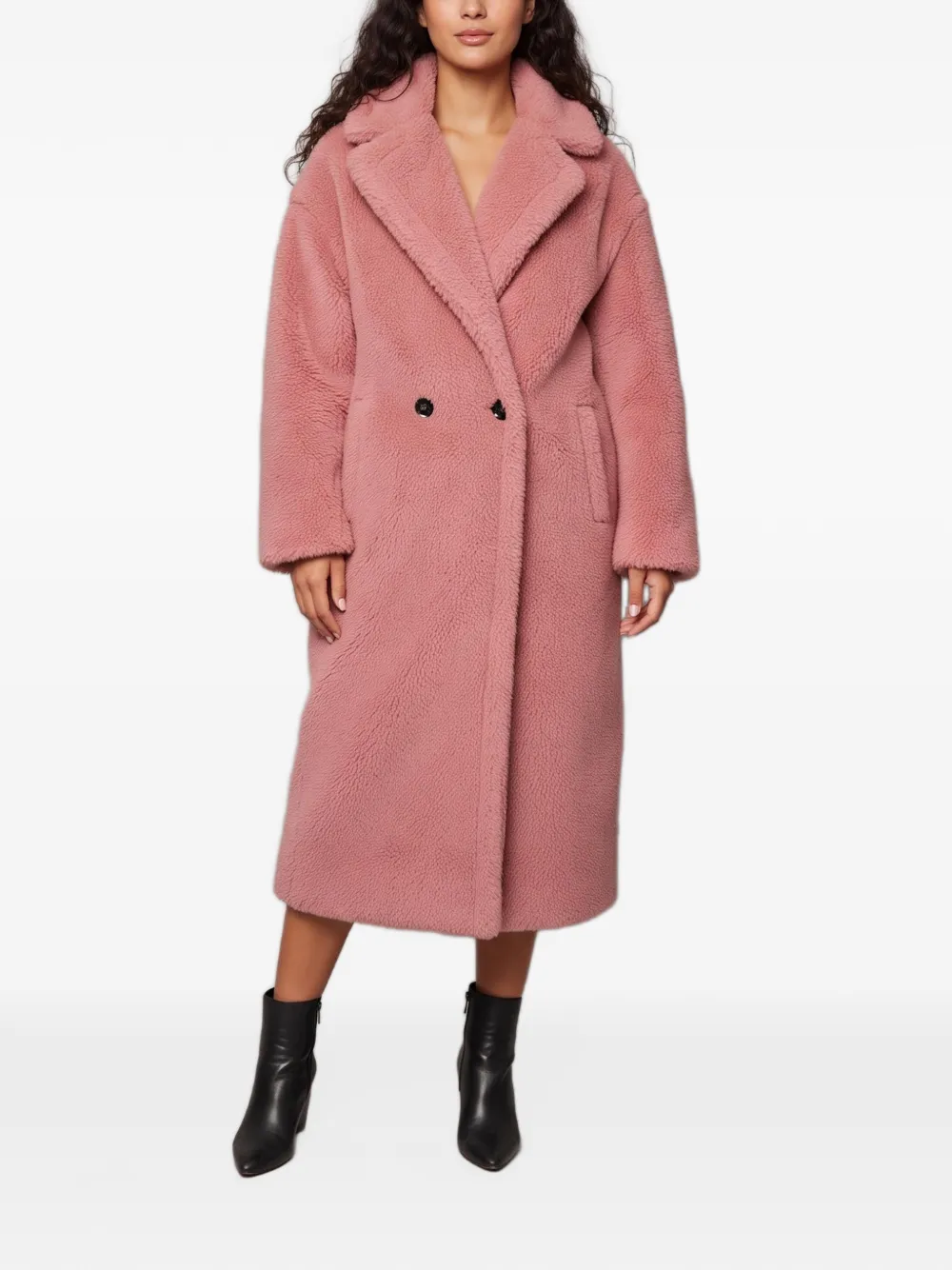 Max Mara double-breasted coat - Rosa