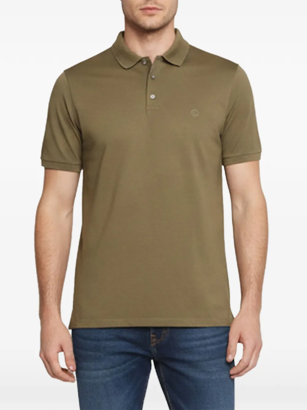 Louis Vuitton Pre-Owned pique cotton polo shirt - Verde
