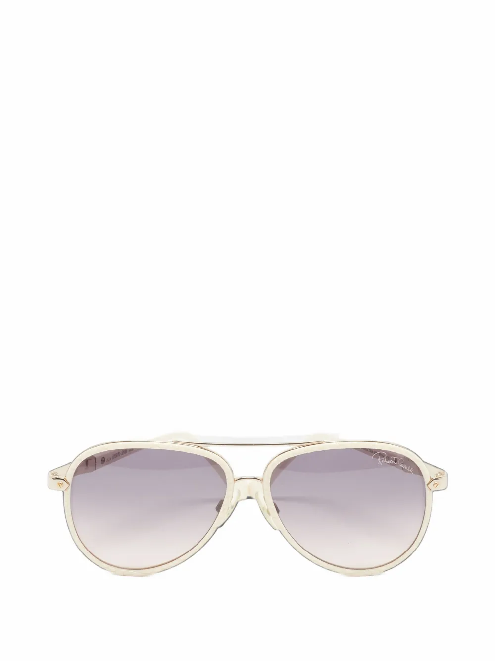 Roberto Cavalli Vintage Adhafera pilot-frame sunglasses - Nude