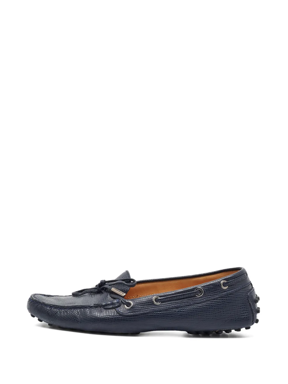 Tod's Vintage Gommino tie-detail loafers - Bleu