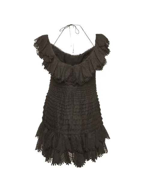 ZIMMERMANN Super Eight off-the-shoulder mini dress