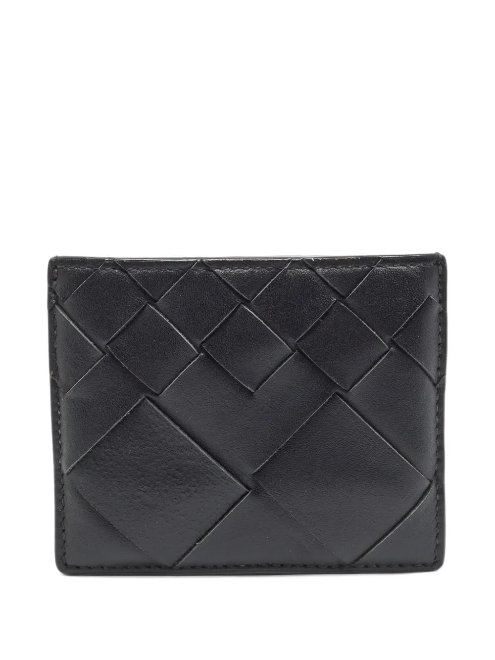 Bottega Veneta Pre-Owned Intrecciato card holder - Schwarz