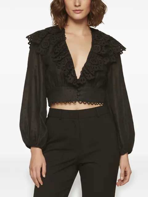 ZIMMERMANN Bellitude broderie-anglaise crop top