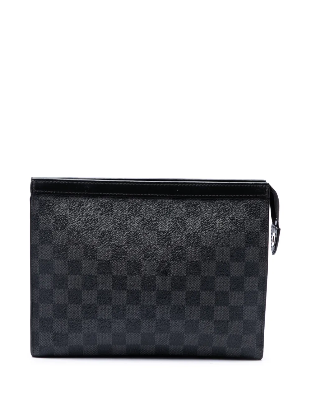 Louis Vuitton Pre-Owned 2018 Damier Graphite Pochette Voyage MM Clutch - Schwarz