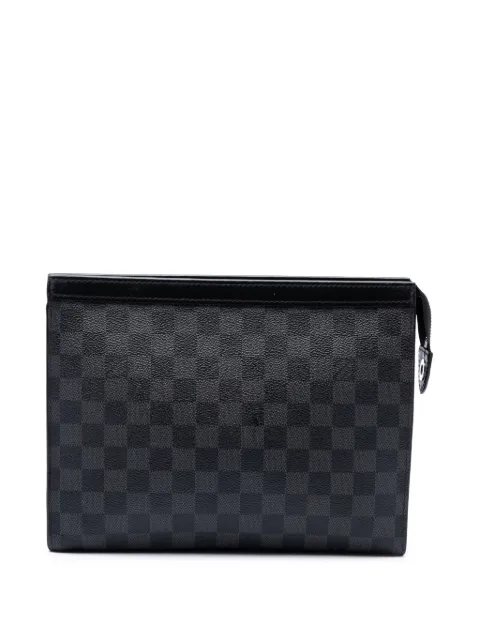 Louis Vuitton Pre-Owned 2018 Damier Graphite Pochette Voyage MM clutch bag