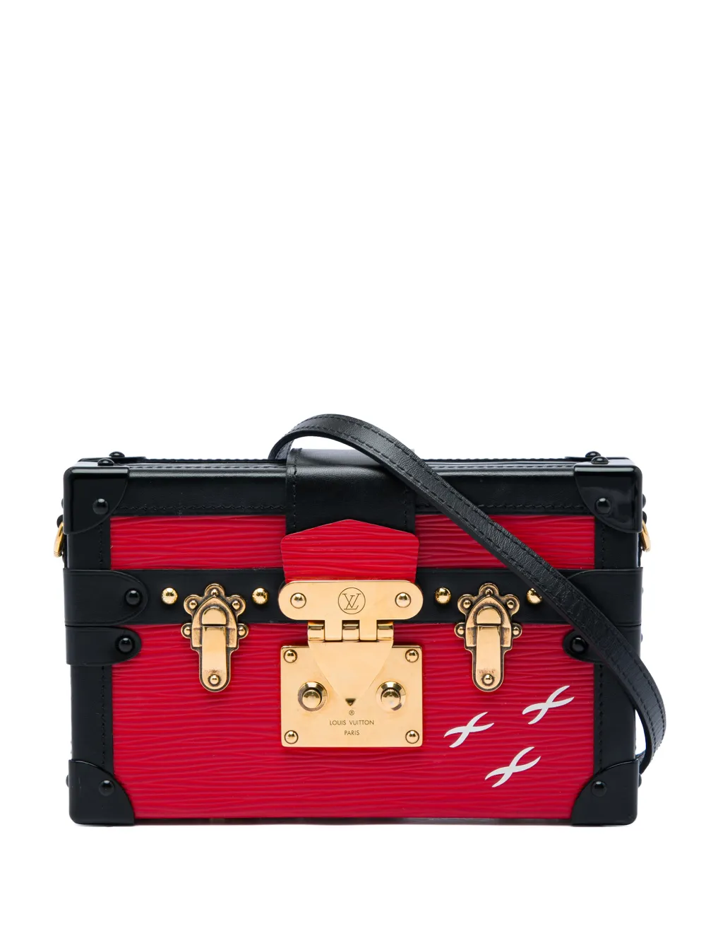 Louis Vuitton Pre-Owned 2017 Epi Petit Malle crossbody bag - Rosso