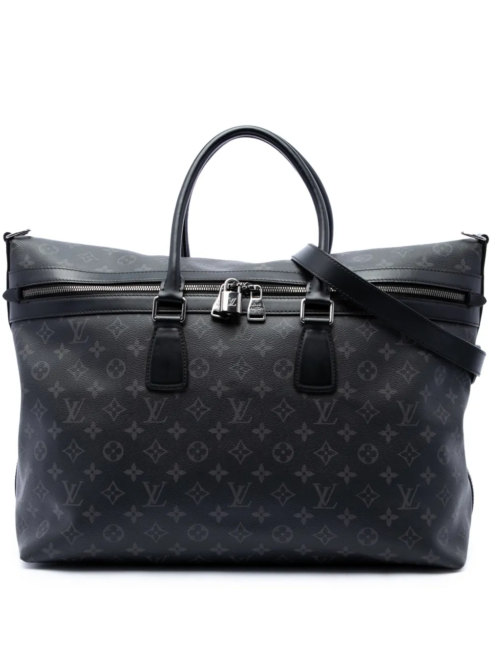 Louis Vuitton Pre-Owned 2017 Monogram Eclipse Apollo All Day satchel - Nero