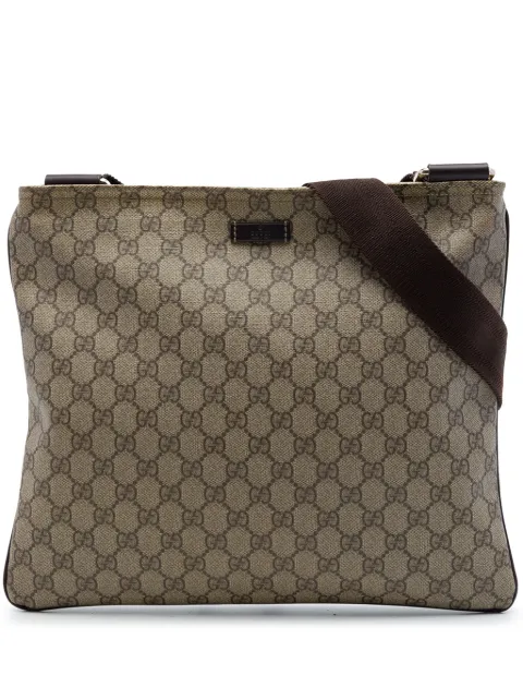 Gucci Pre-Owned bolsa crossbody de lona GG Supreme 2016-2026
