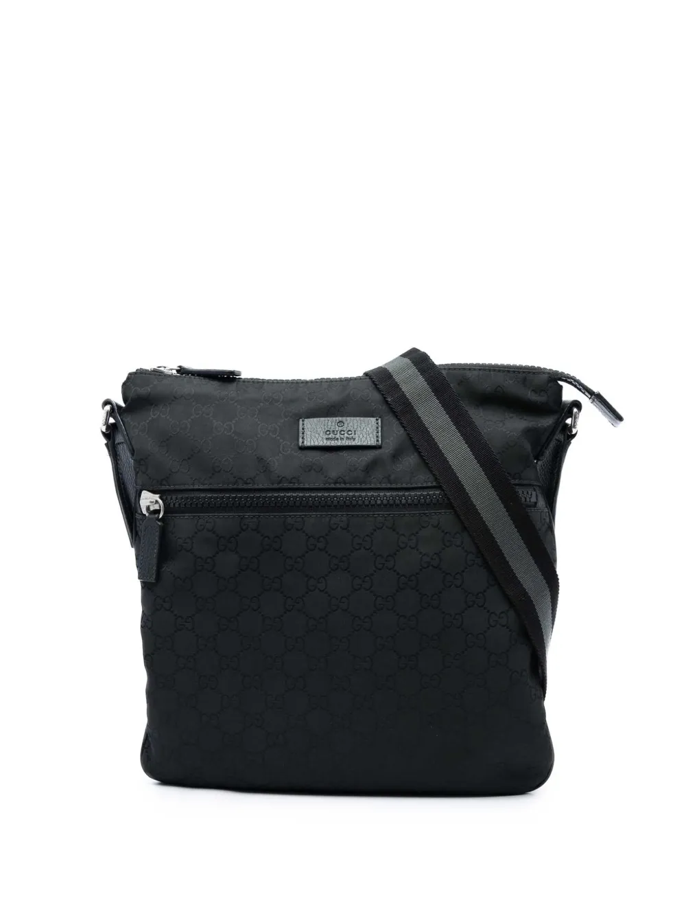Gucci Pre-Owned 2016-2026 Web Umhängetasche aus Nylon - Schwarz