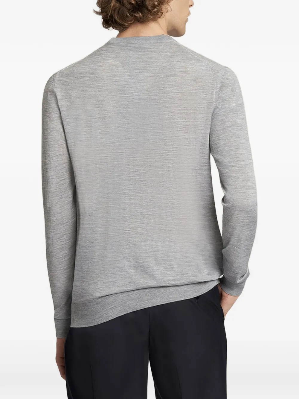 Kiton Trui met V-hals Grijs