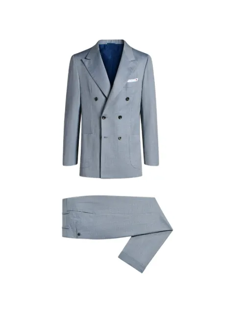 Kiton double-breasted suit