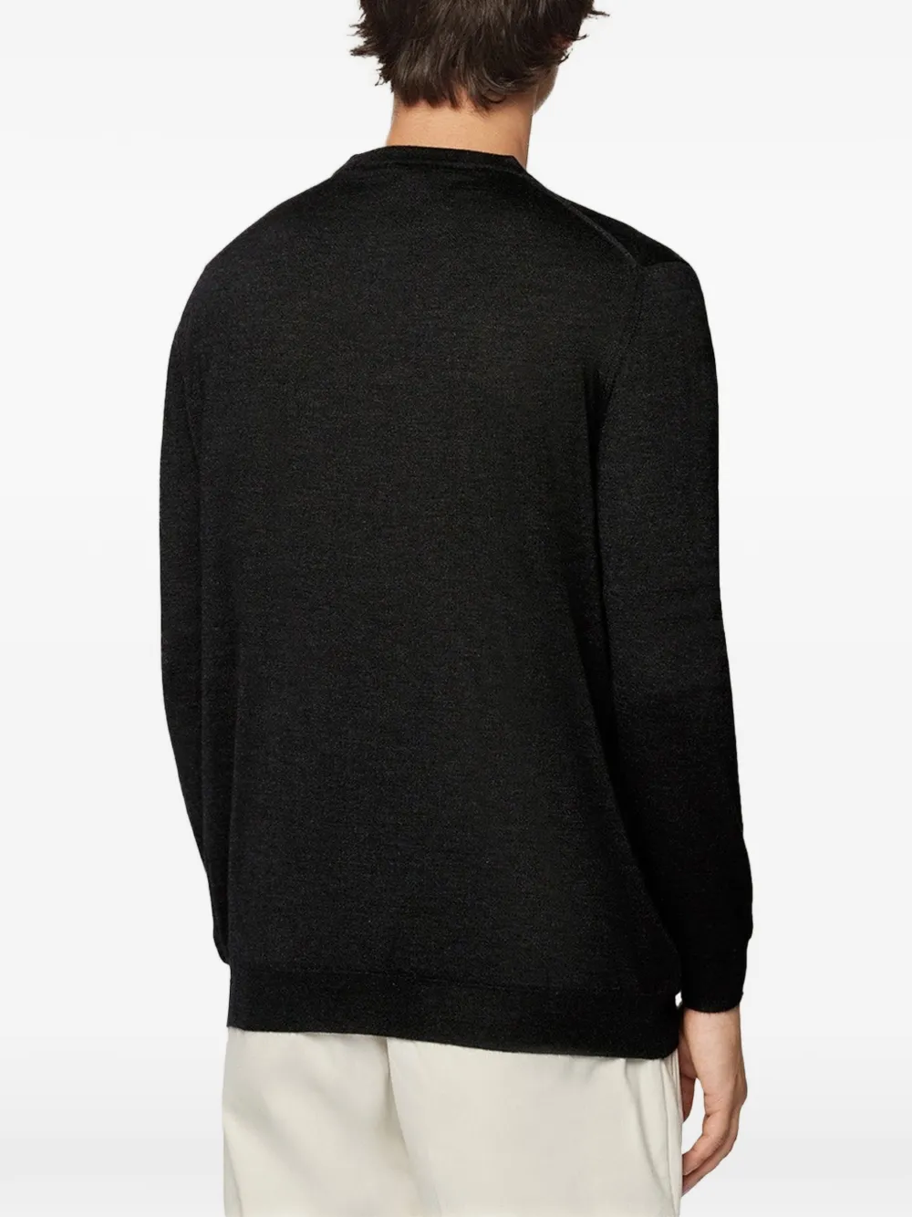 Kiton crew-neck jumper Zwart