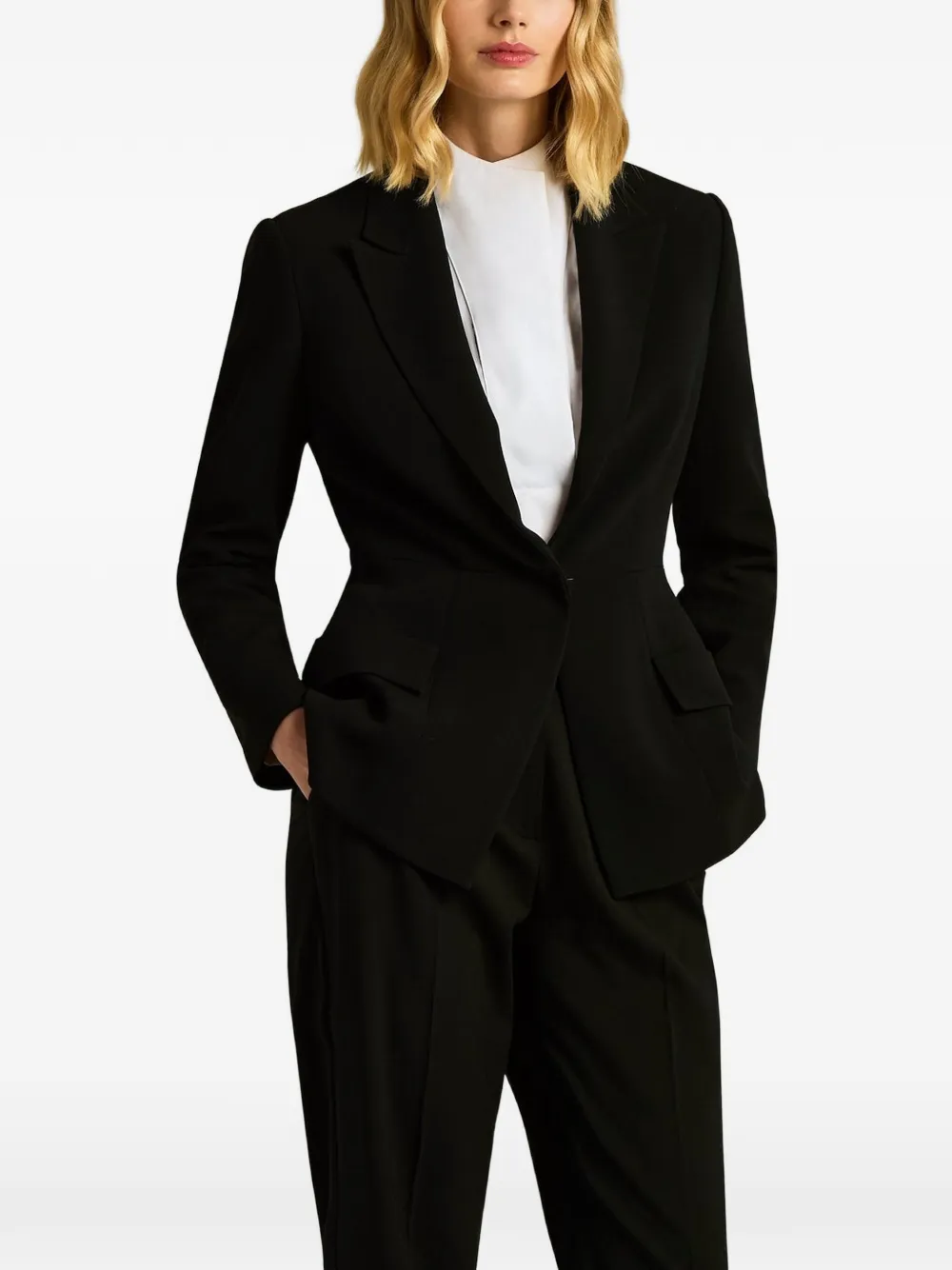 Kiton tailored jacket Zwart