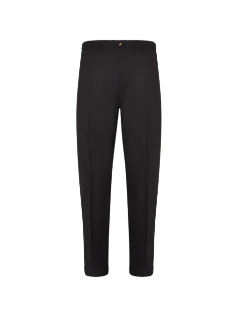 Kiton elasticated pleated tailored trousers