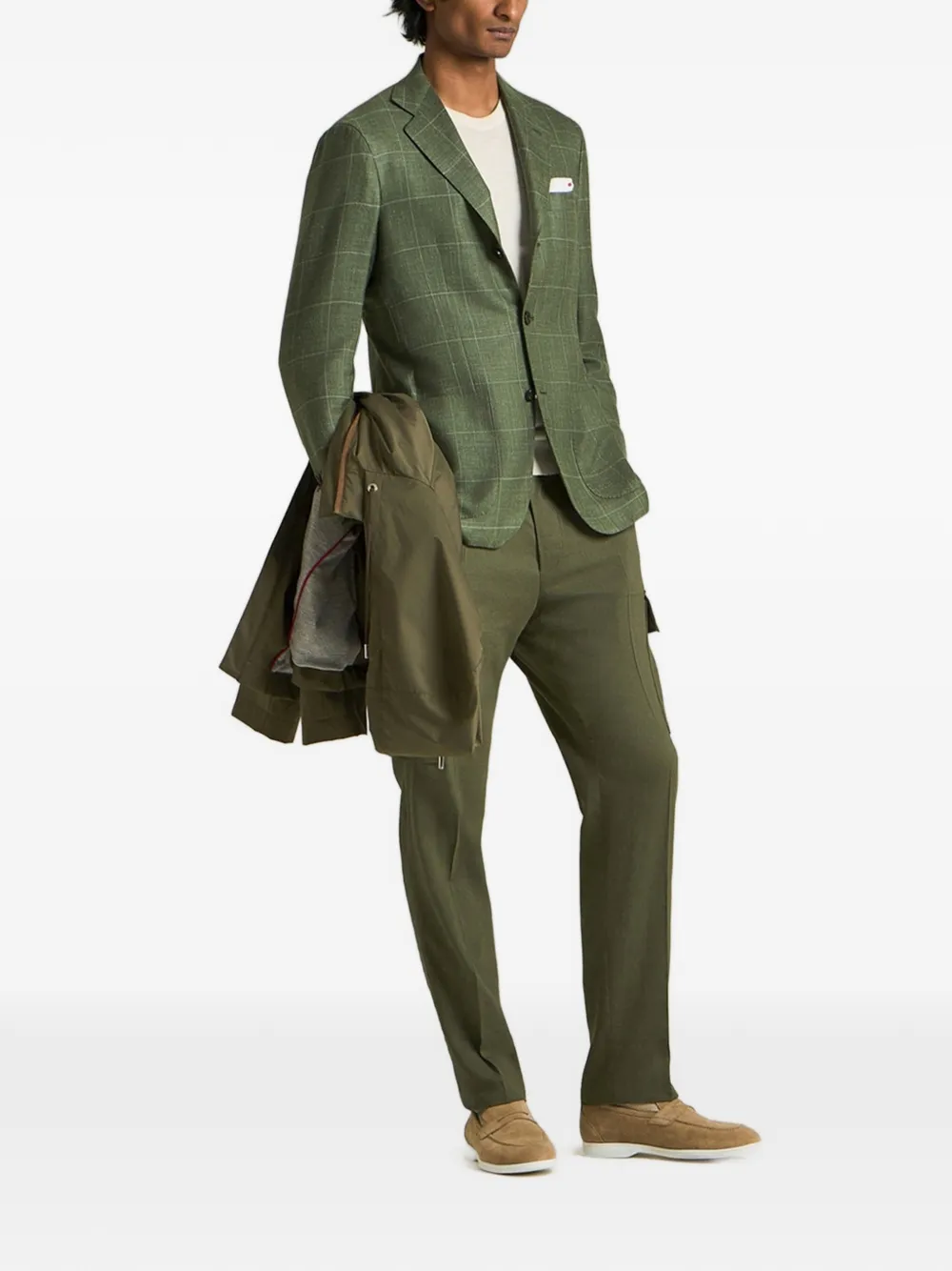 Kiton Trui met ronde hals Beige