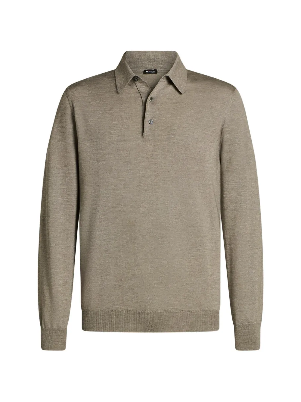 Kiton Poloshirt met lange mouwen Grijs