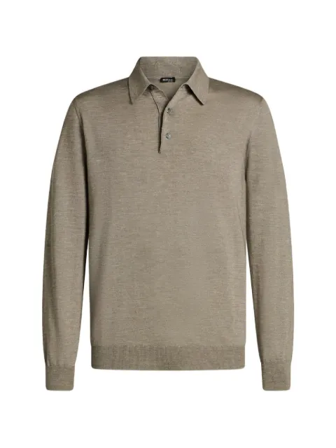 Kiton long-sleeve polo shirt