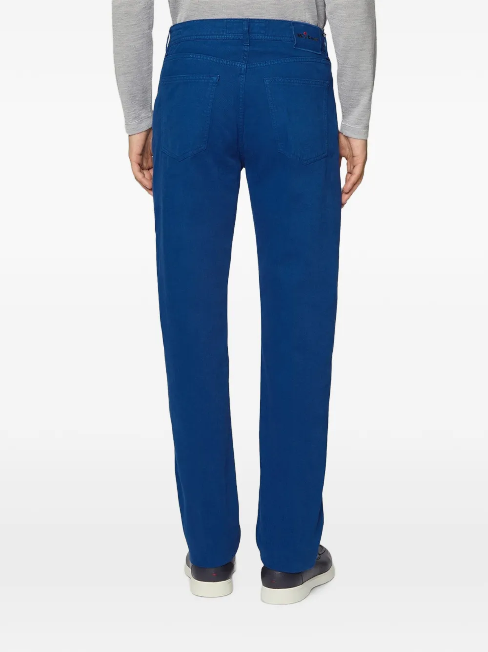 Kiton Jeans met vijf zakken Blauw