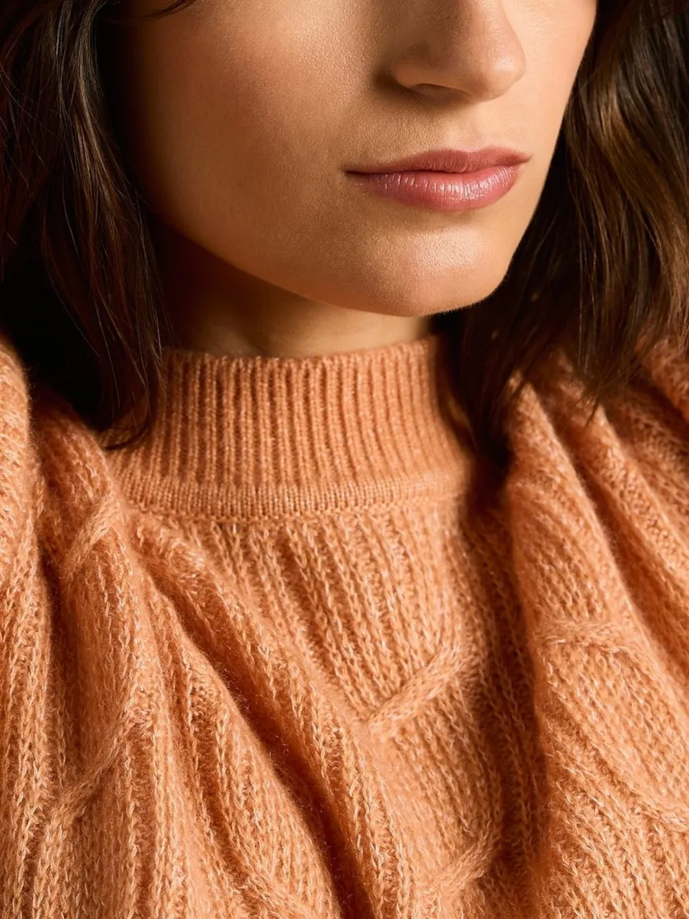 Kiton cable-knit sweater Roze