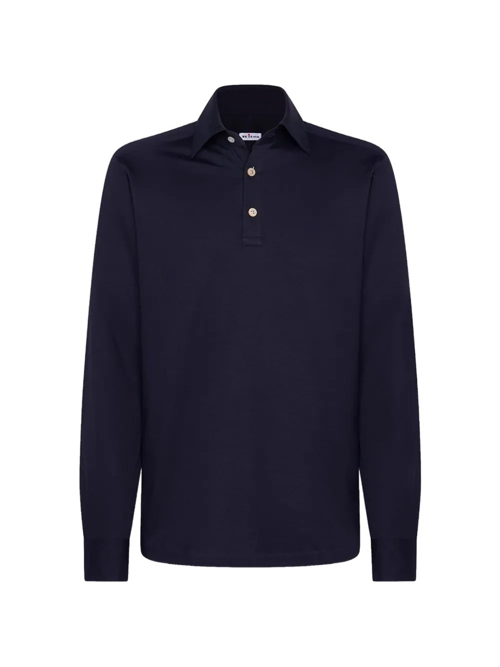 Kiton Positano overhemd met lange mouwen Blauw