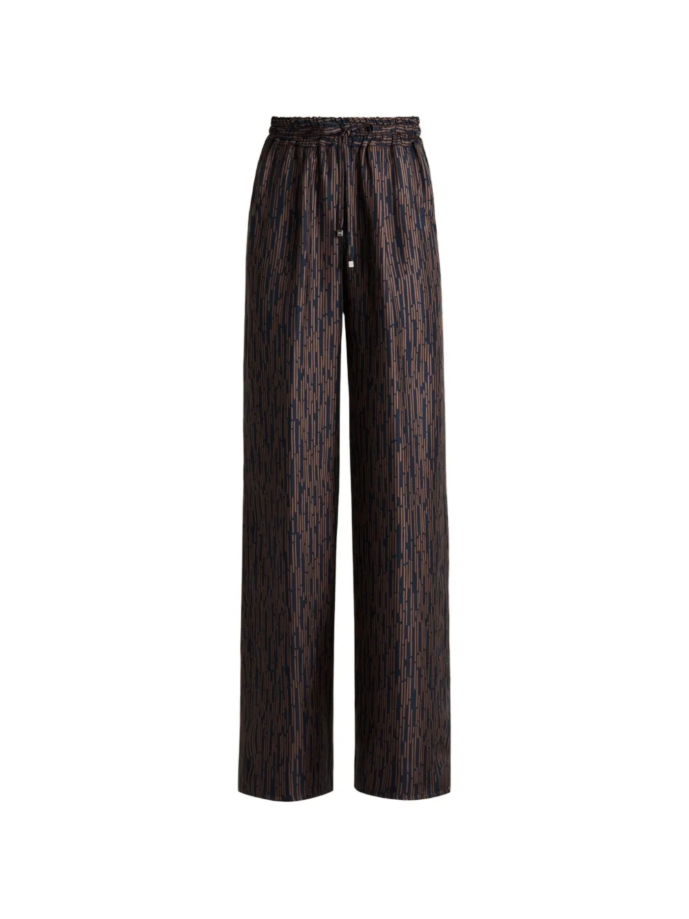 Kiton printed silk palazzo pants Bruin