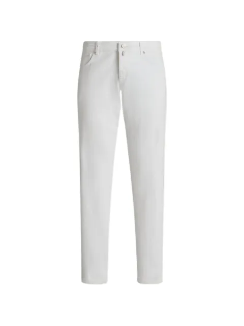 Kiton five-pocket straight-leg jeans