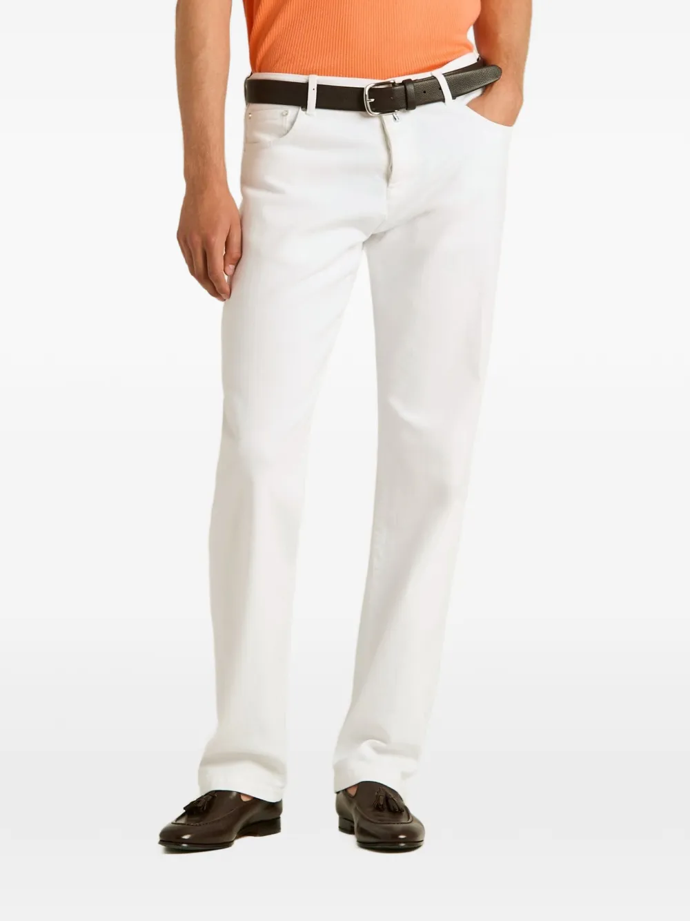 Kiton Straight jeans Wit