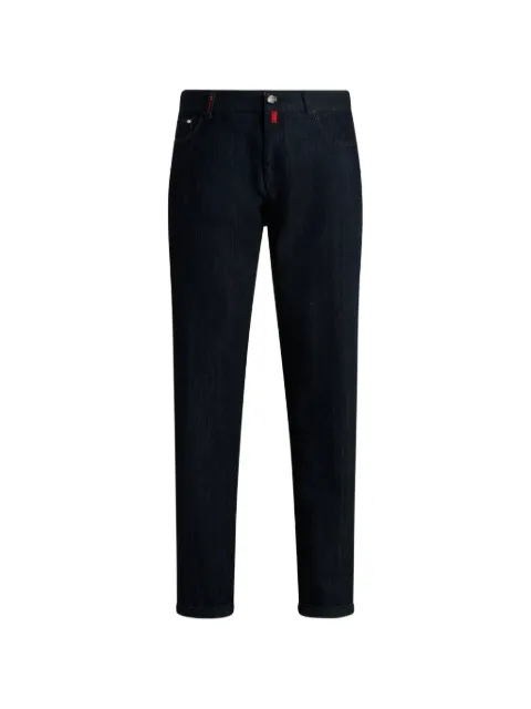 Kiton button-up straight-leg jeans
