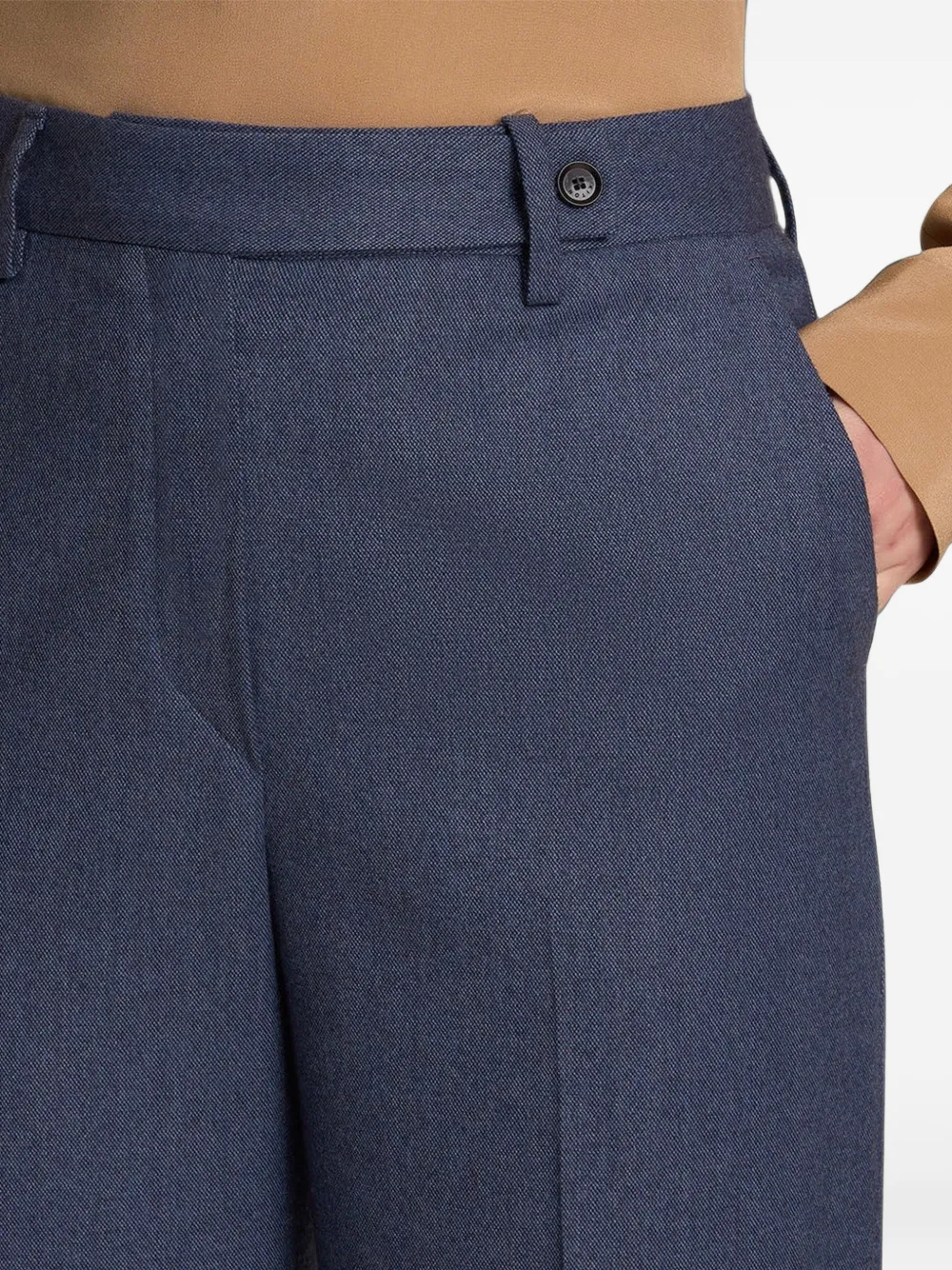 Kiton Straight broek Blauw
