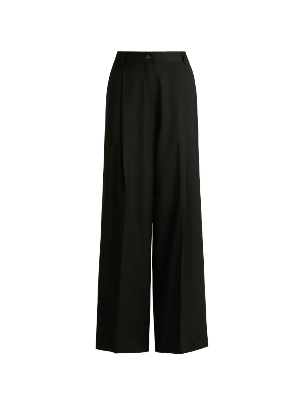 Kiton belt-loop pleated palazzo pants Zwart