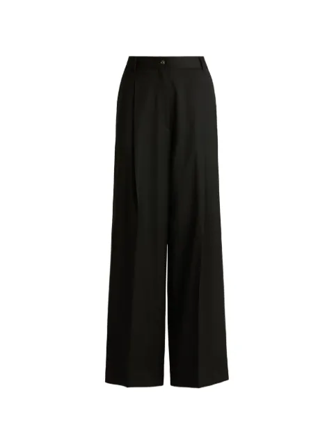 Kiton belt-loop pleated palazzo pants