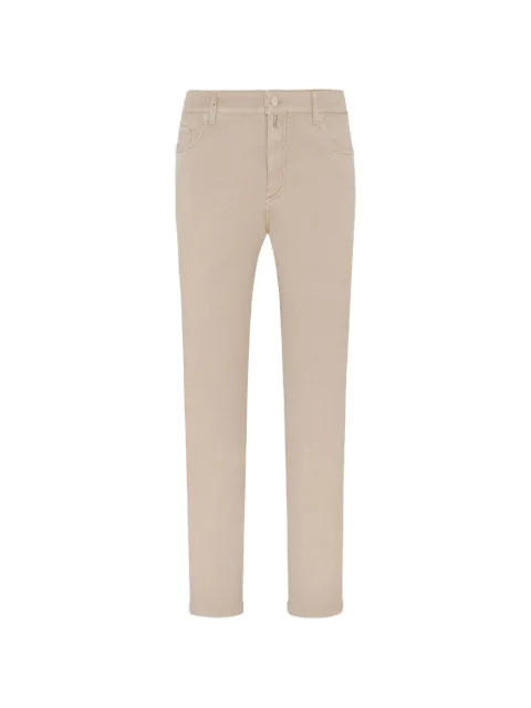 Kiton tapered five-pocket jeans
