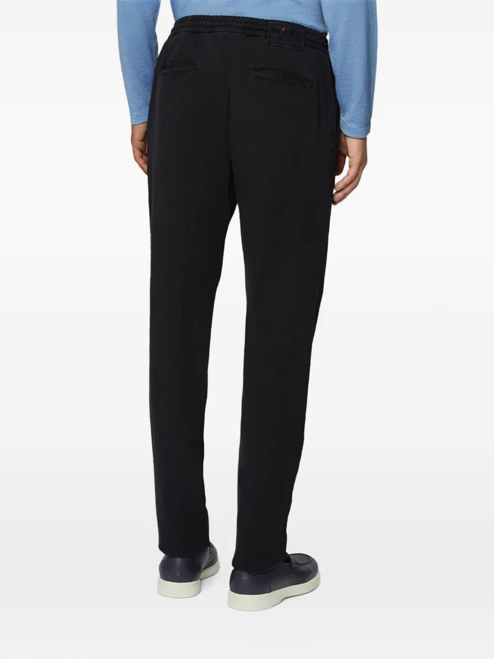Kiton elasticated-waistband track pants Zwart