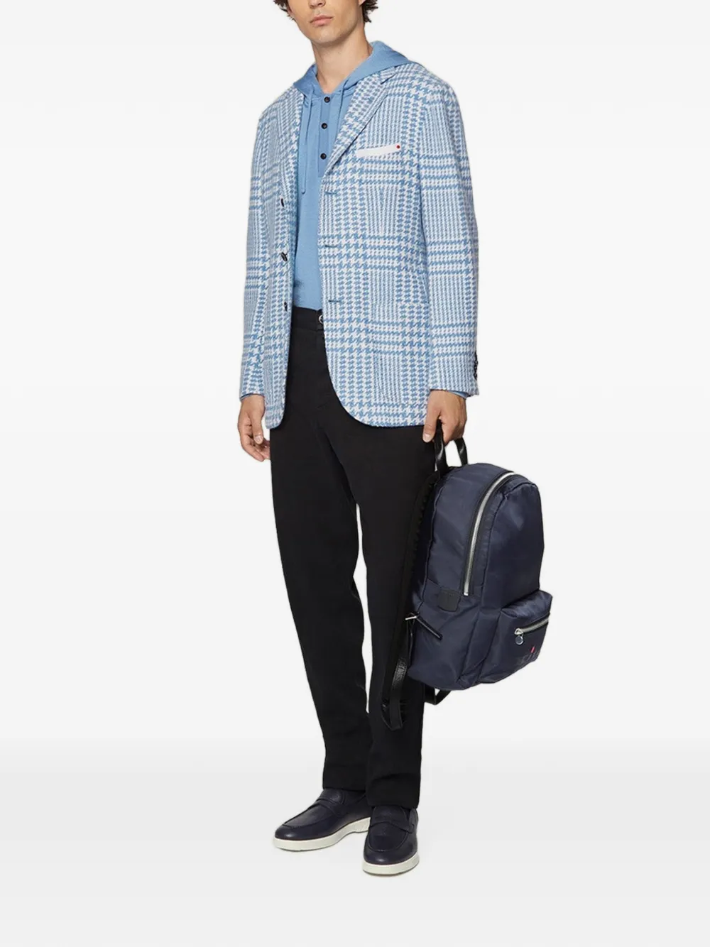 Kiton elasticated-waistband track pants Zwart