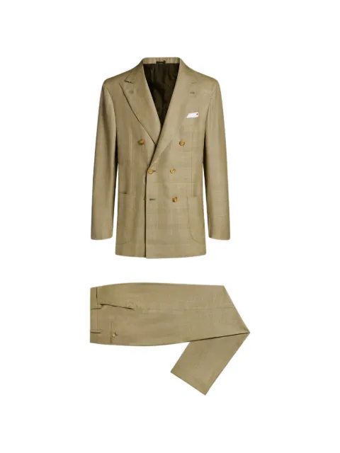 Kiton double-breasted suit