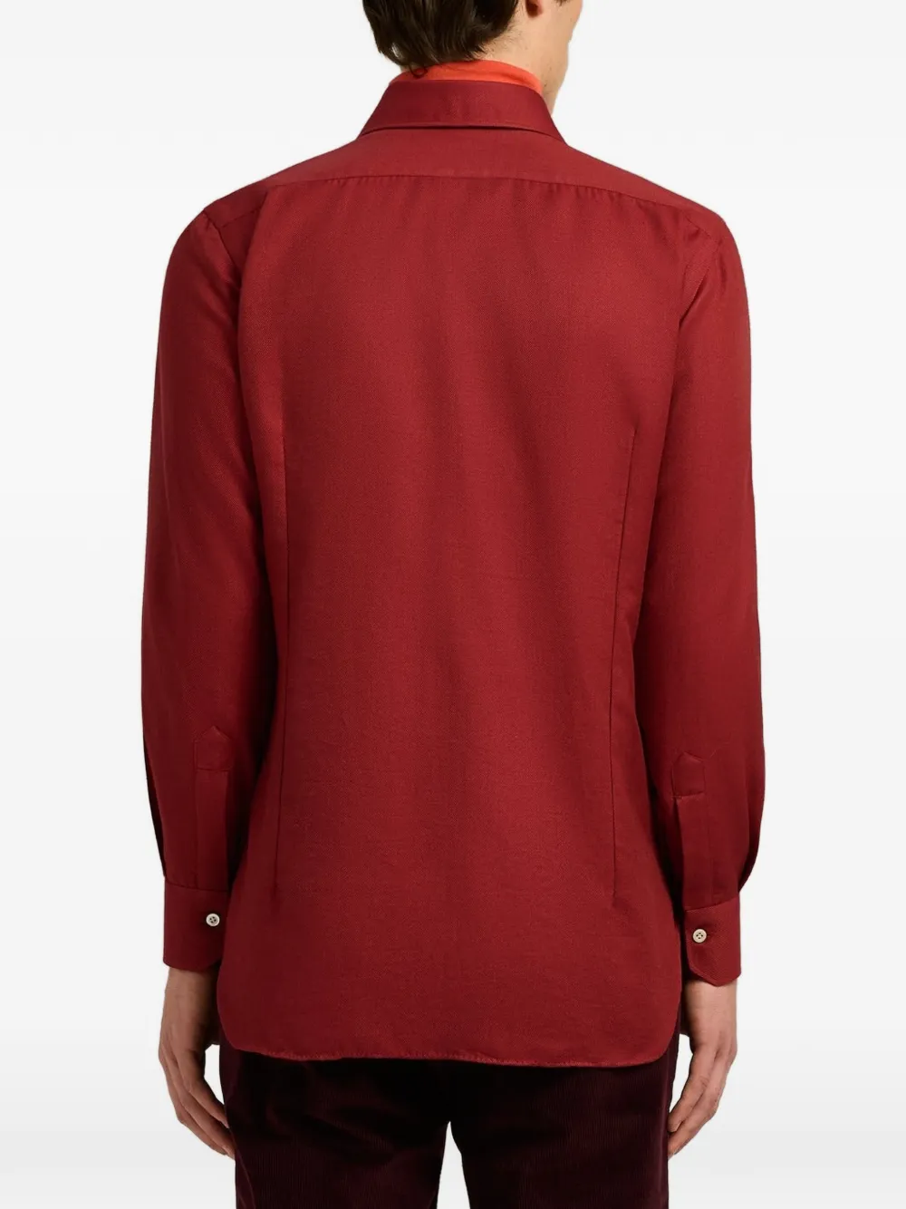 Kiton Overhemd met lange mouwen Rood