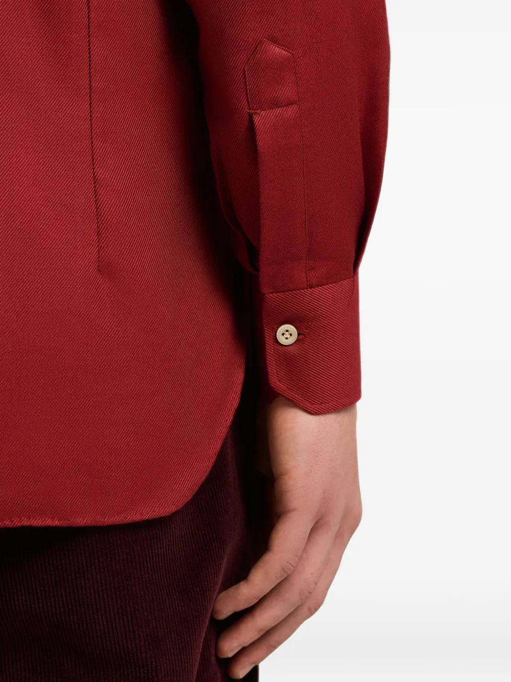 Kiton Overhemd met lange mouwen Rood