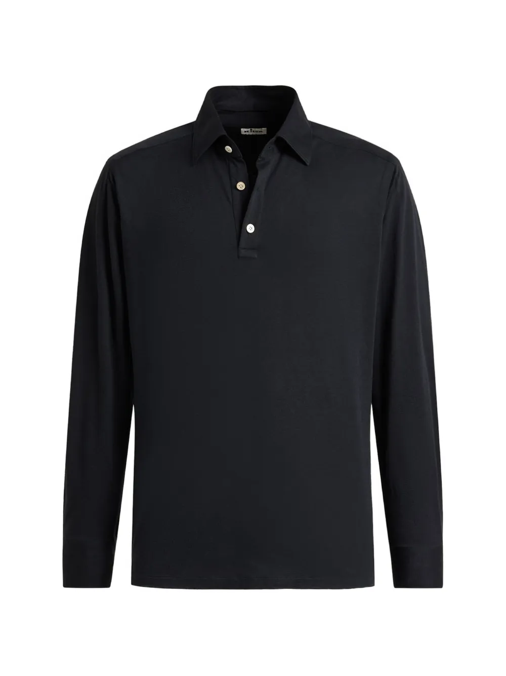 Kiton Poloshirt met lange mouwen Blauw