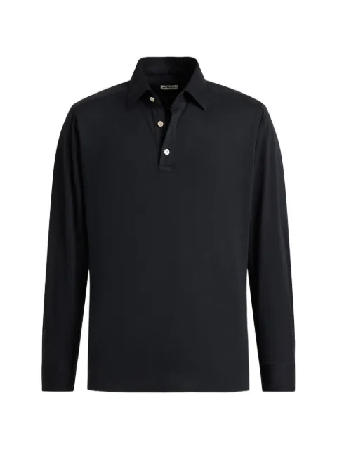 Kiton Positano long-sleeve polo shirt