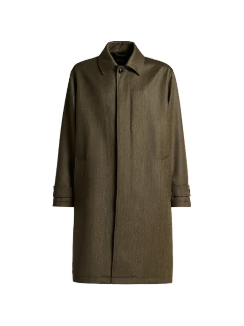 Kiton virgin wool overcoat