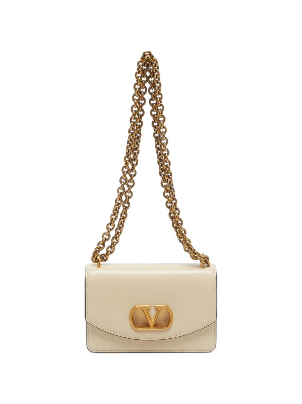Valentino Garavani Pre-Owned Vain VLogo shoulder bag - Nude