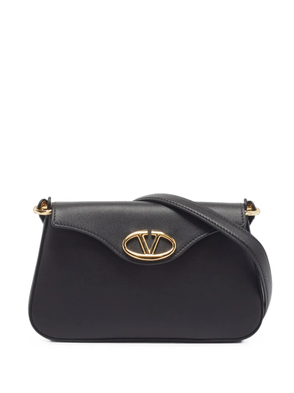 Valentino Garavani Pre-Owned VLogo flap shoulder bag - Nero