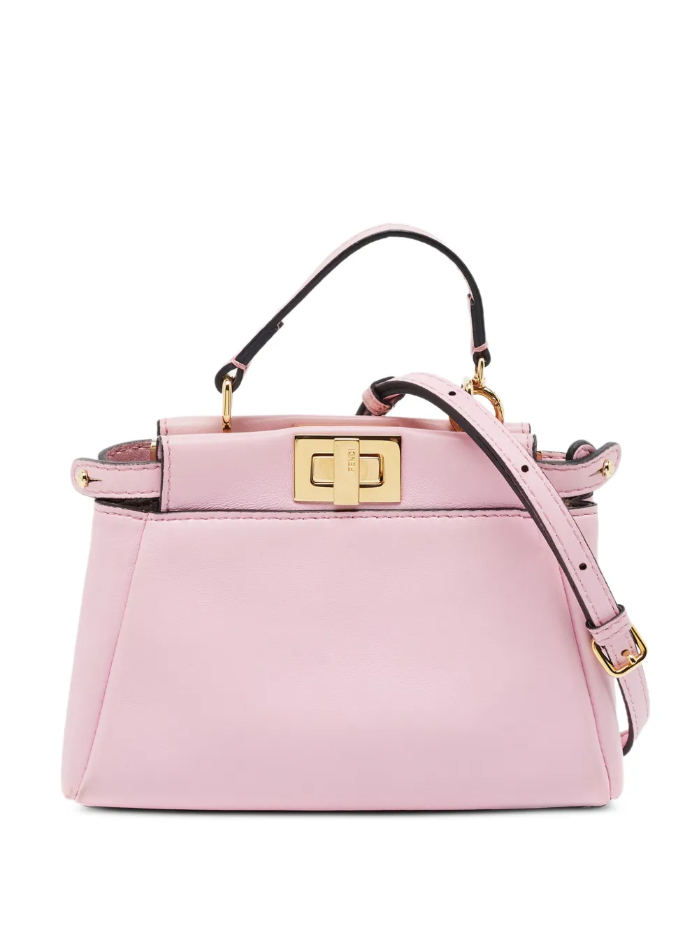 Fendi Pre-Owned Peekaboo micro crossbody bag - Pink