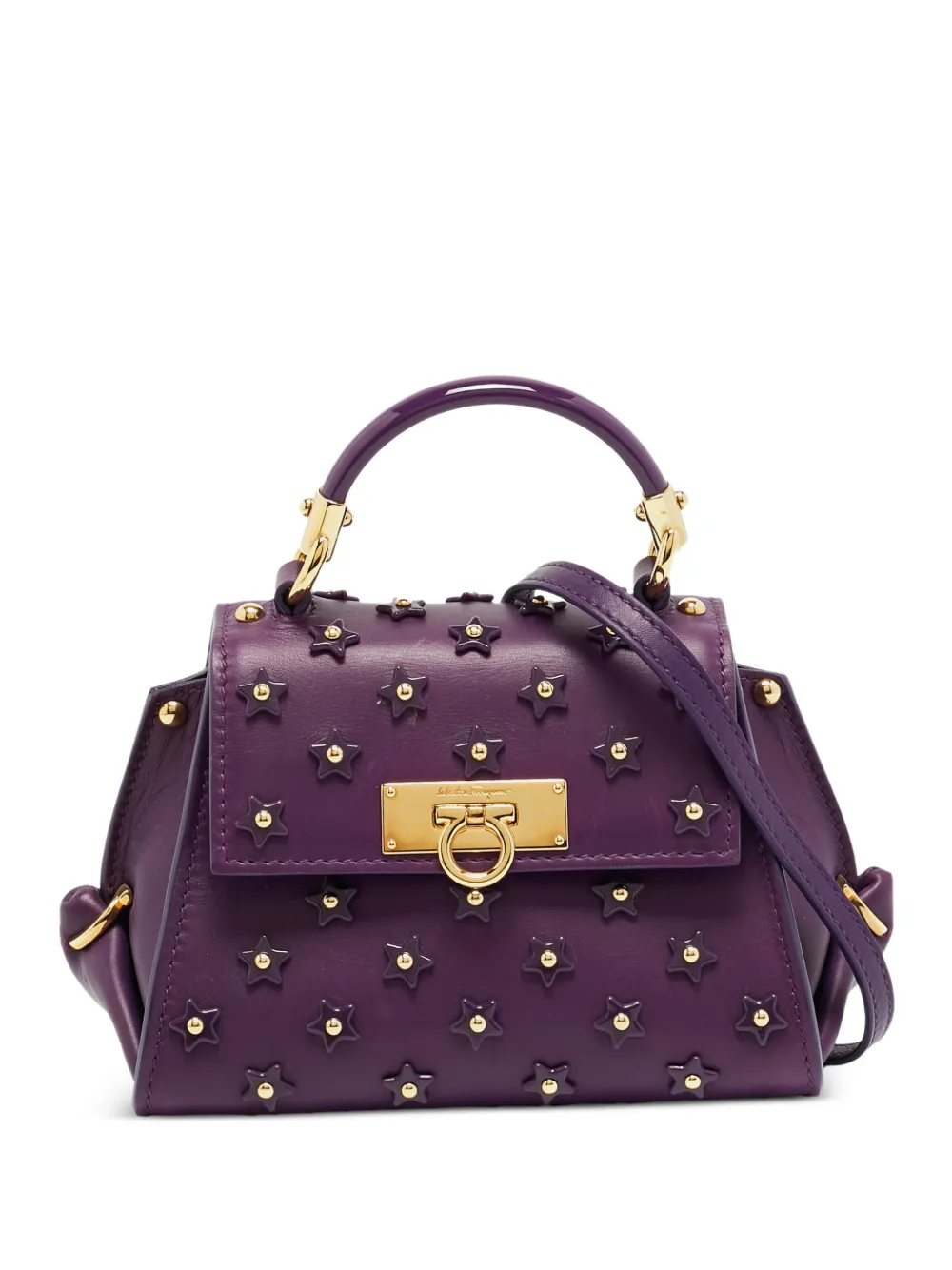 Ferragamo Pre-Owned sac à main Sofia à étoiles - Violet Ferragamo Pre-Owned sac à main Sofia à étoiles - Violet